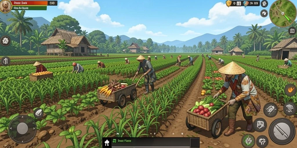987up - Gambar menunjukkan tampilan grafik yang memukau dari permainan.